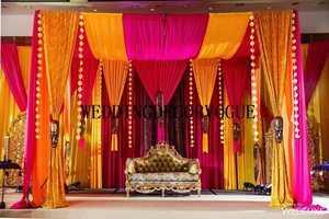 10x10FT Aluminium Pipe and Drape Backdrop Stand Kit <b>Wedding</b> Event Decoration Adjustable Stage <b>Frame</b> System - Product Image 4