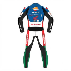 Premium ZondaCowhide/Kangaroo MotoCP Racing Suit Jumpsuit/Traje with CE Armor Protection Approved Gear - Product Image 2