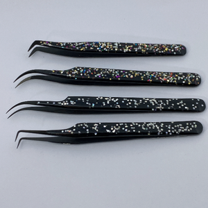 Pince à épiler en acier inoxydable à pointe fine, outil de beauté pour salon de maquillage et soins quotidiens des cils - Product Image 2