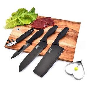 Juego de cuchillos de cocina de alta calidad, más vendido, juego de varias piezas, cuchillo de chef, cuchillo para cortar, cuchillo para rebanar, empaque en caja de regalo, DIY, OEM, ODM - Product Image 3