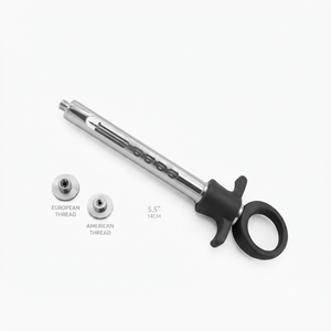 Dental Self Aspirating Manual Anesthesia Syringe German Stainless Steel Reusable Ergonomic Design Class I - Product Image 4