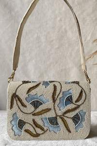 Sac à bandoulière brodé de perles fait main personnalisable, motif tortue de mer, style plage estival, léger, craftera exports - Product Image 6