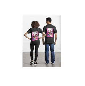 T-shirts tendance pour femmes et hommes, manches courtes, 100% polyester, coupe ample, meilleure qualité à prix raisonnable. - Product Image 3