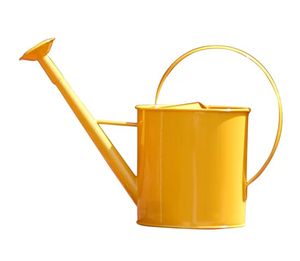 Arrosoir en métal jaune moderne avec long bec, finition peinte durable, outil de jardinage, arrosoirs, outils d'arrosage de jardin - Product Image 2