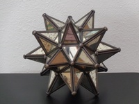 Étoile de Morovie en argent vieilli personnalisée, de haute qualité, pour la décoration intérieure moderne, centre de table de mariage, Noël, Thanksgiving