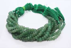 Cuentas Redondas Lisas de Cuarzo Verde Fresa Natural AAA de 8-9 mm, Cuentas Redondas de Cuarzo Verde Fresa para la Elaboración de Joyas - Product Image 4