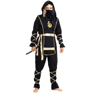 Nuevo Uniforme Ninja con Estampado de Dragón para Hombre, Transpirable, Disfraz de Guerrero Ninja Negro para Adulto, Uniformes Ninja Profesionales Personalizados - Product Image 2