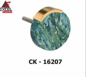 Poignée de porte Georgion en marbre, design bouton, 8 pouces, prix de gros - Product Image 3