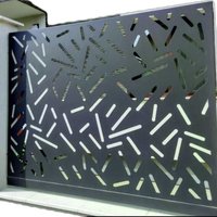 Écrans en métal découpés au laser avec motifs personnalisés, technologie de précision CNC pour les cloisons intérieures et les murs extérieurs