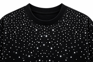 Camiseta con Pedrería Más Vendida, Nuevo Diseño, Camiseta con Pedrería a la Moda para Adultos - Product Image 2