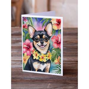 การ์ดอวยพร Chihuahua Luau แปลกๆขนาด8 A7ขนาด5x7พร้อมซอง - Product Image 2