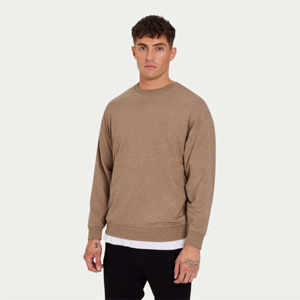 Pull en tricot à col rond et manches raglan pour homme, coupe classique, sweat-shirt décontracté, vêtement d'automne - Product Image 6