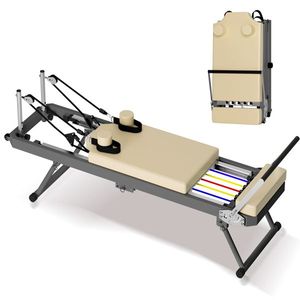 Machine de Pilates pliable avec ressorts en alliage haute résistance pour la maison, la salle de sport et les entraînements des débutants - Product Image 4