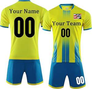 Maillot de football personnalisé 2024-2025, ensembles de football pour hommes, ensembles complets de maillots de football pour équipes, uniforme d'entraînement de football rétro - Product Image 1