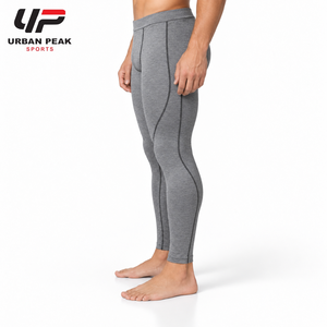 Training <b>Men</b> <b>Legging</b> With Moisture Control Fabric Supportive Design And Full Length Coverage <b>For</b> Active <b>Sporting</b> Activities - Product Image 4