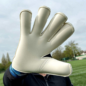 Nouveaux gants de gardien de but professionnels pour adultes avec protection des doigts, matériau PU épais, antidérapants, fermeture à lacets réglable - Product Image 2