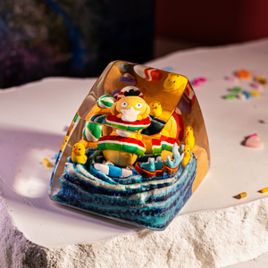 Keycaps Artisanat Forêt Mystique, Keycaps Artisanat Personnalisé, Keycaps Anime Mignons, Keycaps Verts, Ensemble de Keycaps, Keycaps en Bois - Product Image 5