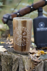 Tazas de Cuerno de Búfalo Talladas y Pulimentadas Ecológicas SOFIYA CRAFT, Patrón Geométrico, Artículos de Bebida de Cuerno Natural, Arte Folclórico, Decoración del Hogar - Product Image 5