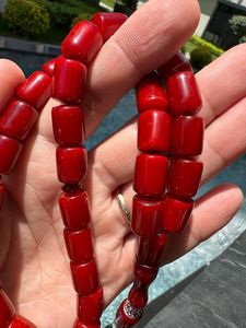 Perles de prière islamiques en résine de couleur personnalisée, écologiques et faites à la main, avec pompon, accessoire de prière musulman Misbaha - Product Image 3