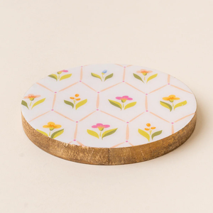 MDF Coaster Premium MDF Sublimation Coaster With Holder Square Shape Enamel Printed MDF Coaster Hot Sale - Product Image 4