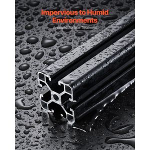 4 Pezzi Profili in Alluminio Estruso ad Alta Resistenza 39.4 (1000mm) 4040 con Scanalatura a T, Guida Lineare Standard Europeo, Profilo in Alluminio Anodizzato - Product Image 4