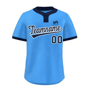 Diseña tu Propio Logotipo, Jersey de Béisbol de Dos Botones, Ligero y Transpirable, para Venta en Línea - Product Image 2