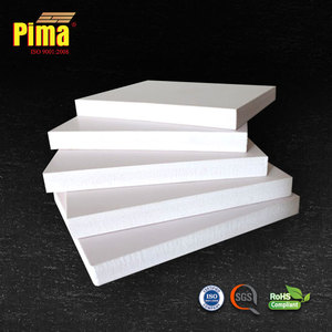 Pima Custom Cut PVC WPC Foam Board 10mm 0.6 Density White Fire-Resistant Plastic Cladding Panel - Product Image 1