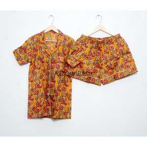 Robe d'été moderne pour femme en coton à manches courtes, col en V, imprimé floral, respirante, lavable, coupe trapèze, sexy, romantique, vintage, pour soirée en boîte de nuit - Product Image 3