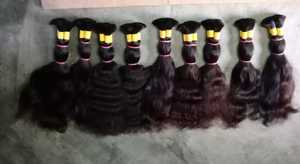Cabello Virgen Indio Remy de Una Sola Capa, Liso y Ondulado - Product Image 2