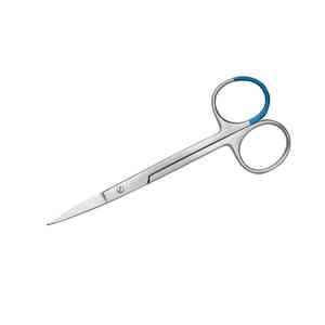 Tijeras Quirúrgicas Caronia CS-RAF-105 para Iris, Rectas, Reutilizables, de Acero Inoxidable, con Mango y Punta Afilada, Certificación CE - Product Image 1