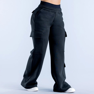 Pantalones Cargo de Mujer Estilo Paracaídas, Corte Relajado, Modernos, Utilitarios, Moda Urbana, Venta al por Mayor de Fábrica, Jeans Cargo para Mujer - Product Image 3