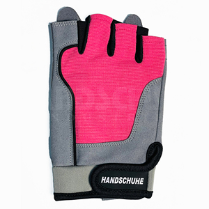 Guantes Deportivos de Medio Dedo con Agarre para las Manos, Correa Ajustable para la Muñeca, Antideslizantes, de PU, Unisex, para Levantamiento de Pesas y Entrenamiento en el Gimnasio - Product Image 4