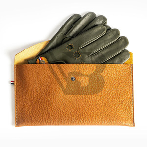 Gants d'équitation vintage en cuir de vachette véritable pour hommes, pour l'hiver, le travail en extérieur, les conducteurs et les motards, style pakistanais avec paume en cuir de vachette - Product Image 2