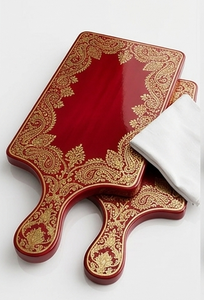 Custom Ceramic Rectangle Trivet <b>Board</b> Heat Resistant Chopping Block 3D Printed Hot Pot Pan <b>Mat</b> Kitchen Serving <b>Board</b> 1.5cm Thick - Product Image 2
