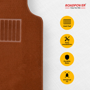 Alfombrillas de Coche ROADPOWER (RP-MAT-033) Premium de 5 Piezas, Duraderas, Diseño de Fácil Colocación, Tela Resistente de Alta Calidad con Bordes Reforzados - Product Image 6