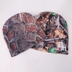 Gorro de Invierno Unisex Personalizado con Sublimación Completa, Gorro de Punto con Estampado Digital de Camuflaje, Gorro de Camuflaje Informal para Uso Diario - Product Image 1