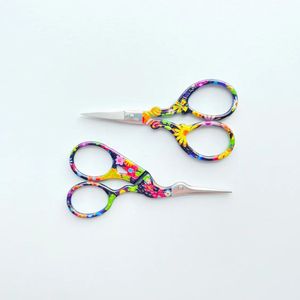 Tijeras de Bordado con Diseño de Cigüeña Colorida, Juego de Tijeras de Acero Inoxidable para Manualidades, Punto de Cruz y Costura, Regalo Ideal - Product Image 4