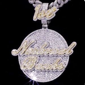 Joyería AMBER, Oro Sólido de 18K con Incrustaciones de Diamantes, Estilo Hiphop de Lujo, Corte Brillante Redondo, Diamantes Naturales Color E, Unisex, Regalo - Product Image 2