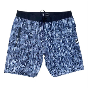 Men's Summer Solid Satin Eco-Friendly Quick Dry Lightweight <b>Board</b> Shorts Swim Trunks - Product Image 3