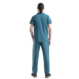 Uniforme Médico para Hombre, Conjunto de Parte Superior e Inferior, Algodón Premium, Cómodo y Transpirable, Uniforme de Trabajo para Hospital - Product Image 4
