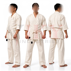 Uniformes de karaté sur mesure en toile 100% coton 10oz 12oz 14oz, vêtements d'arts martiaux, combinaisons de karaté - Product Image 2