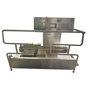 Stazione <span class=keywords><strong>di</strong></span> Lavaggio e Disinfezione per Calzature con Barriera Igienica per il Controllo Sanitario delle Mani per Aziende Alimentari - Product Image 4