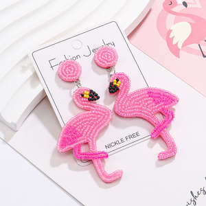 Nouveauté 2024 - Perles légères en forme de flamant rose pour femmes - Bijoux tendance pour la fête des mères et Noël - BY MULTI CRAFT - Product Image 6