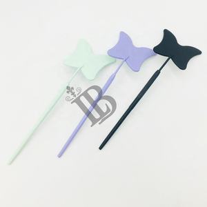 Espejos de Pestañas Butterfly Mirrors Red Lip Lash, de Acero Inoxidable, de Última Tendencia, para Extensión de Pestañas, con Logotipo Mink Sostenible - Product Image 2