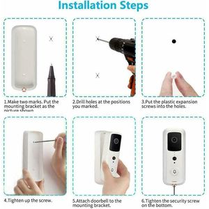 1080P HD wifi không dây chuông cửa Vòng 1080P HD <span class=keywords><strong>Camera</strong></span> An Ninh với chuông cửa chuông hệ thống - Product Image 6