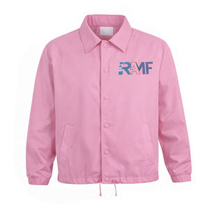 Veste coupe-vent en polyester imperméable personnalisée pour homme, veste de coach, veste de travail pour homme, veste de créateur - Product Image 3