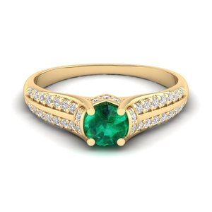 REYES Exquisite 925 Sterling <b>Silver</b> GRA Certified Moissanite and <b>Emerald</b> Gemstone <b>Ring</b> Luxury Birthstone Fine Jewelry For Women - Product Image 6