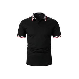 Camisetas Polo de Algodón para Hombre al por Mayor, Tejido Sólido, Transpirable, Antiarrugas, con Diseño de Logotipo Personalizado, Formales e Informales - Product Image 2