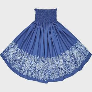 Jupe Hawaïenne Luau Faite Main Style Hawaïen, Silhouette Ample Cercle Complet, Imprimé Géométrique Superposé, Taille Haute Élastique, Tenue Insulaire - Product Image 5