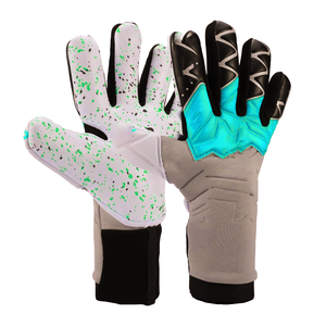 Gants de gardien de but en cuir sur mesure à prix avantageux, antidérapants, avec fermeture auto-agrippante, protection des doigts, qualité supérieure - Product Image 2
